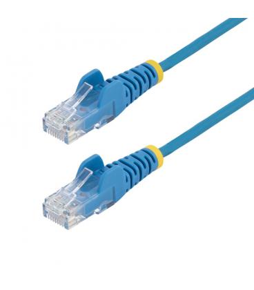 Cable de red startech latiguillo rj45 lszh utp cat6 2.5m azul