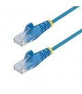 Cable de red startech latiguillo rj45 lszh utp cat6 2.5m azul