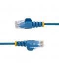 Cable de red startech latiguillo rj45 lszh utp cat6 2m azul