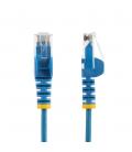 Cable de red startech latiguillo rj45 lszh utp cat6 1m azul