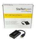 Adaptador externo usb tipo c a hdmi startech macho - hembra - negro