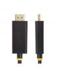 Cable displayport a hdmi startech 1m - macho - macho - negro