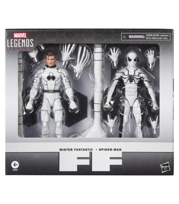 Pack 2 figuras hasbro marvel legends series mister fantastick & spiderman