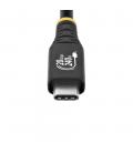 Cable usb tipo c staretch 2m - macho - macho - negro