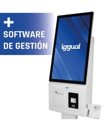 Iggual kiosco interactivo orchid 27" + software