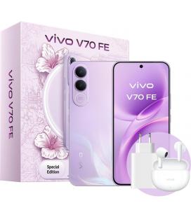 Smartphone vivo v70 fe 8gb/ 256gb/ 6.83'/ 5g/ púrpura/ incluye cargador + auriculares