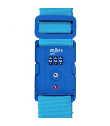Correa para maleta con combinación scape travel e0120/ azul