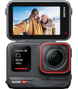 Cámara digital deportiva insta360 ace pro/ 8k/ ángulo de visión 180º/ negra