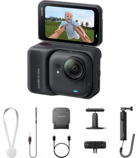 Cámara digital deportiva insta360 go ultra pack creador/ 4k/ ángulo de visión 360º/ negra