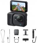Cámara digital deportiva insta360 go ultra pack creador/ 4k/ ángulo de visión 360º/ negra