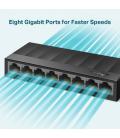 TP-Link LS1008G switch No administrado Gigabit Ethernet (10/100/1000) Negro