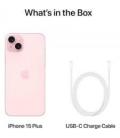 Telefono movil smartphone apple iphone 15 plus 5g - 128gb - 6.7 pulgadas rosa acondicionado