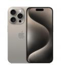 Telefono movil smartphone apple iphone 15 pro 5g - 128gb - 6.1 pulgadas titanium acondicionado