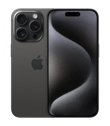 Telefono movil smartphone apple iphone 15 pro 5g - 256gb - 6.1 pulgadas negro acondicionado