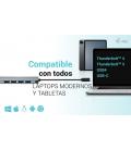Docking station startech usb tipo c 8 en 1 + cargador 100w