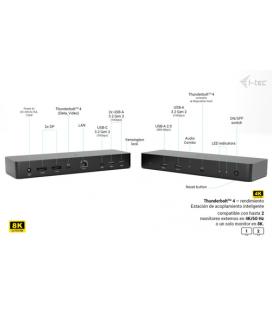Docking station i - tec 11 en 1 + cargador 90w