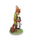 Figura enesco zootropolis nick y judy