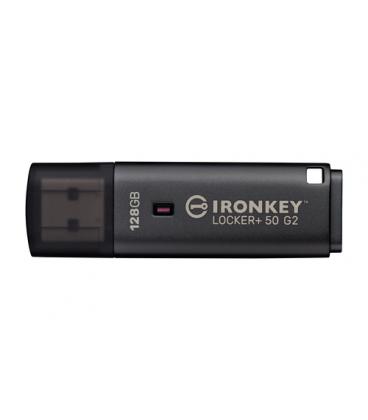 Memoria usb 3.2 kingston 128gb ironkey locker+50 g2