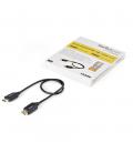 Cable hdmi 4k startech 0.5m - macho - macho - negro