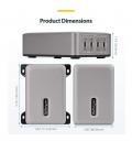 Cargador para portatil startech 240w 4x usb tipo c