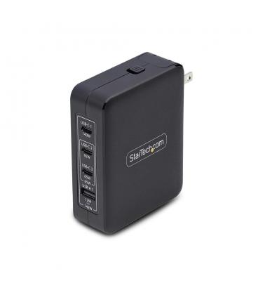 Cargador de pared para portatil gan startech 140w 4x usb tipo c