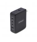 Cargador de pared para portatil gan startech 140w 4x usb tipo c