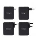 Cargador de pared para portatil gan startech 140w 4x usb tipo c