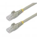 Cable de red startech latiguillo rj45 lszh u - utp cat6 0.5m gris