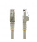 Cable de red startech latiguillo rj45 lszh u - utp cat6 0.5m gris