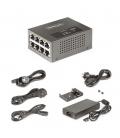 Switch startech as445c - poe - injector 4 puertos