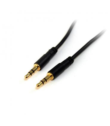 Cable mini jack 3.5mm startech 3m - macho - macho - negro