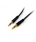 Cable mini jack 3.5mm startech 3m - macho - macho - negro
