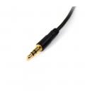 Cable mini jack 3.5mm startech 3m - macho - macho - negro