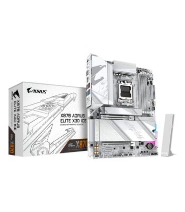 Placa base gigabyte x870 aorus elite x3d ice atx am5 - 4x ddr5 - 2x sata3