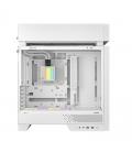 Caja ordenador gaming deepcool cl6600 wh atx rgb cristal templado blanca y madera