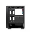 Caja ordenador gaming einarex p100 atx rgb cristal templado negra