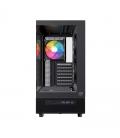 Caja ordenador gaming einarex s500 atx rgb cristal templado negra