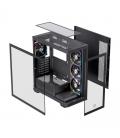 Caja ordenador gaming einarex s700 rgb atx cristal templado negra