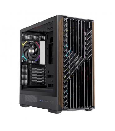 Caja ordenador gaming einarex p800 atx rgb cristal templado negra