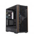 Caja ordenador gaming einarex p800 atx rgb cristal templado negra
