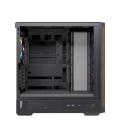 Caja ordenador gaming einarex p800 atx rgb cristal templado negra
