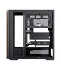 Caja ordenador gaming einarex p800 atx rgb cristal templado negra