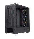 Caja ordenador gaming einarex p800 atx rgb cristal templado negra