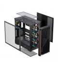Caja ordenador gaming einarex p800 atx rgb cristal templado negra