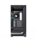 Caja ordenador gaming einarex s800 atx rgb cristal templado negra