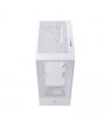Caja ordenador gaming einarex p100 core atx cristal templado blanca