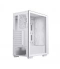 Caja ordenador gaming einarex p100 core atx cristal templado blanca