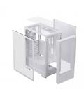 Caja ordenador gaming einarex p100 core atx cristal templado blanca