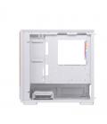Caja ordenador gaming einarex pm400 atx rgb cristal templado blanca