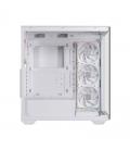 Caja ordenador gaming einarex s700 rgb atx cristal templado blanca